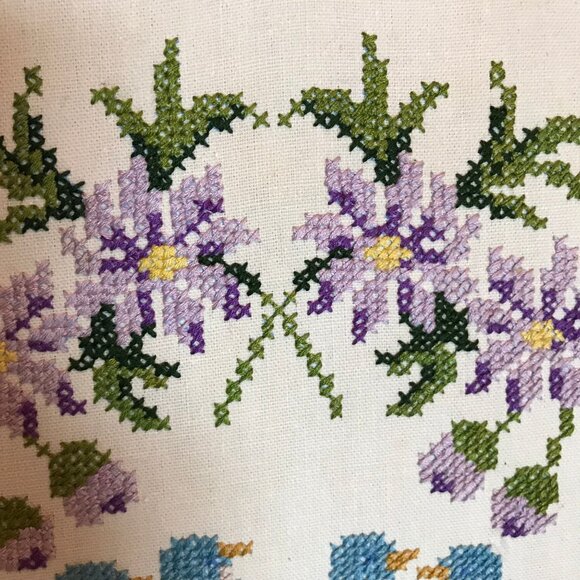 Cross Stitch Wall Art Quote "To Love & Be Loved Is The Greatest Joy.. Handmade - Picture 4 of 8